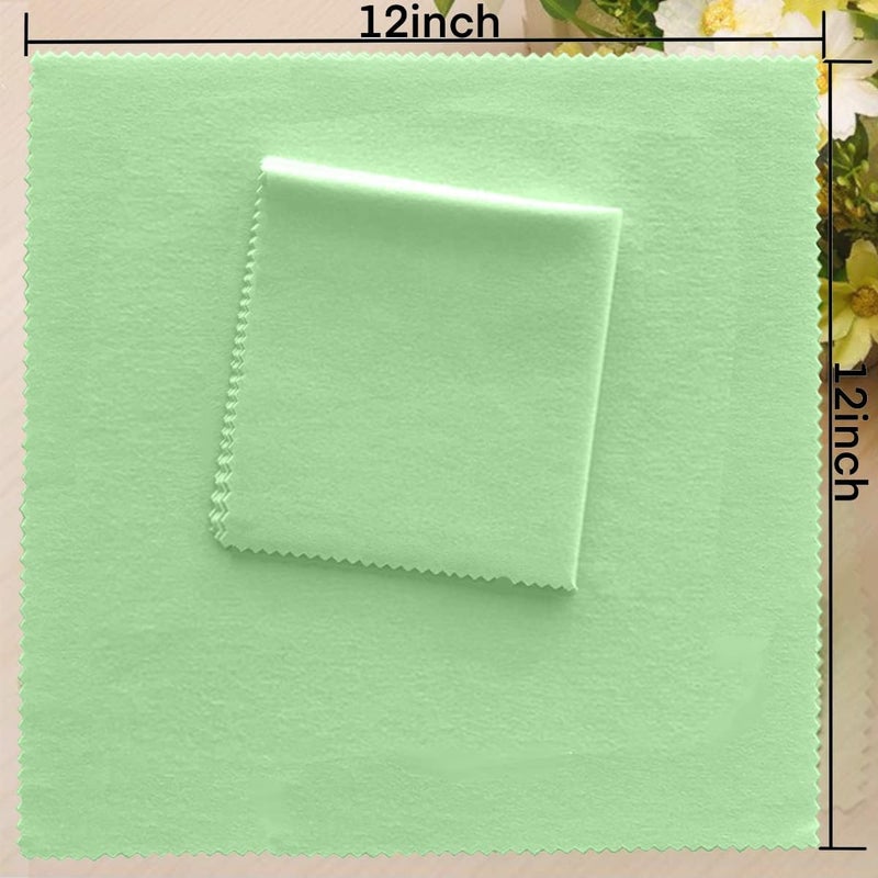 RUSON 6 Pack Guitar Cloths, 12"x12" Microfiber Flute Cleaning Cloth for Musical Instruments Polishing & Cleaning Cloths for Guitar Flute Violin Piano Clarinet Trumpet Sax - Image 4